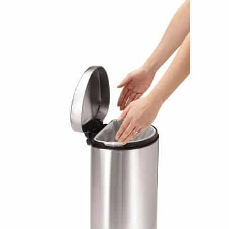 Balde de pedal semi redondo 10L Simplehuman - Mimocook