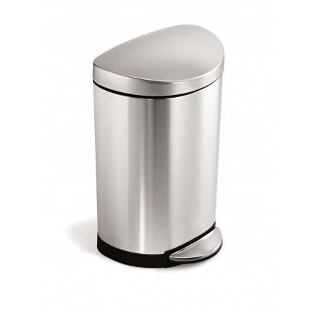 Balde de pedal semi redondo 10L Simplehuman - Mimocook