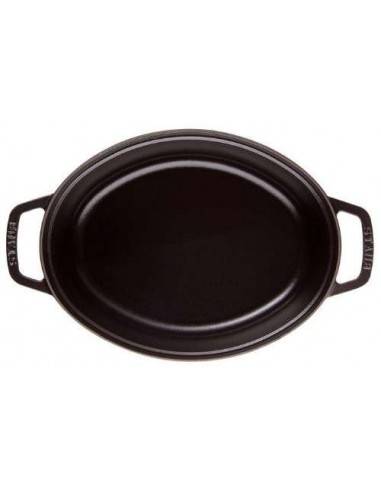 STAUB Cocotte Oval 27cm Black