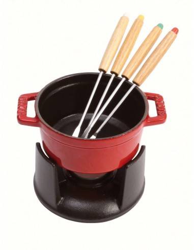 Mini set fondue 10cm da Staub - Mimocook