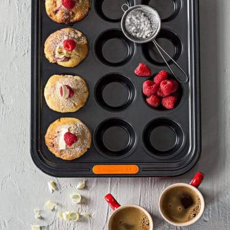 Le Creuset 12-Cup Mini Muffin Tray, Grey