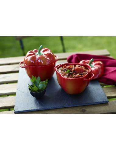 Le Creuset Tomato Mini Cocotte Petite Casserole With Lid Cherry New In Box