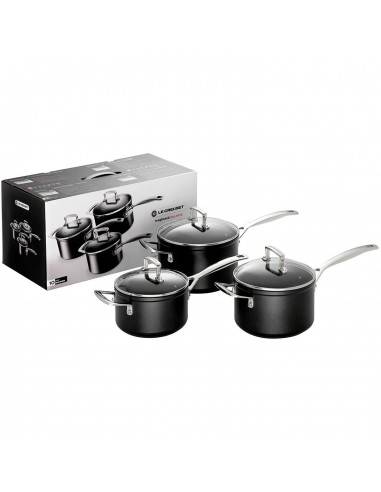 Conjunto de 3 tachos antiaderentes da Le Creuset - Mimocook