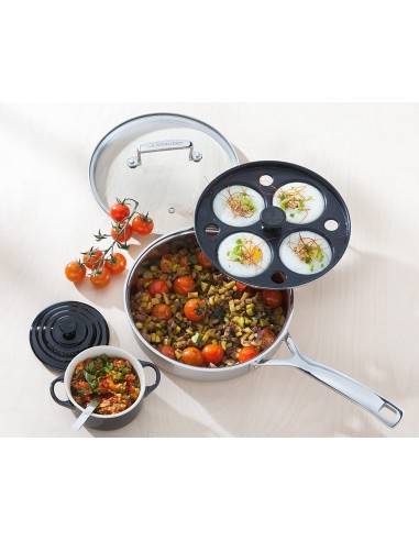 Le Creuset 3-Ply Stainless Steel Non-Stick Omelette Pan - 20cm for