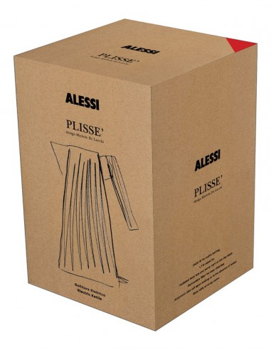 BOUILLOIRE ELECTRIQUE PLISSE 100CL NOIR ALESSI