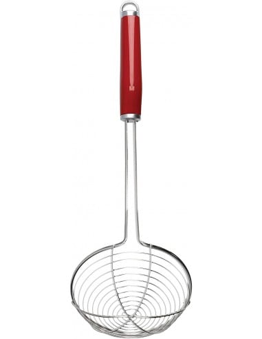 Wire strainer, stainless steel, 35.5 cm, Almond Cream - KitchenAid