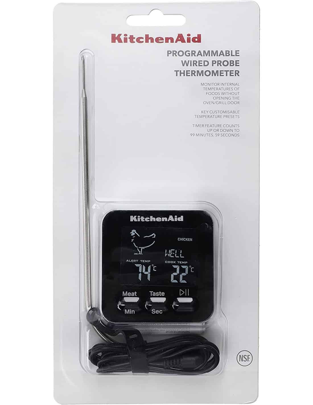 KitchenAid Programmable Wired Probe Thermometer