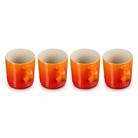 Le Creuset Steingut-Set mit 4 Bechern