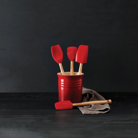 Set Pote utensílios e espátulas Craft em cerâmica de grés Le Creuset - Mimocook