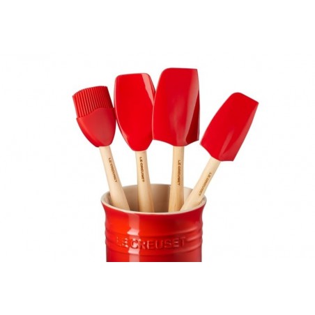 Set Pote utensílios e espátulas Craft em cerâmica de grés Le Creuset - Mimocook