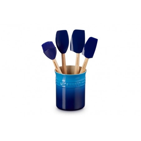 Set Pote utensílios e espátulas Craft em cerâmica de grés Le Creuset - Mimocook