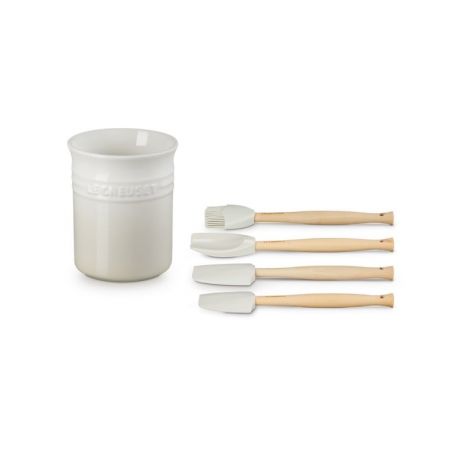 Set Pote utensílios e espátulas Craft em cerâmica de grés Le Creuset