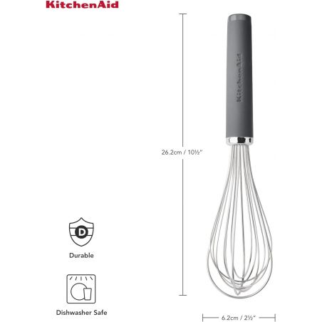 Batedor manual inox da KitchenAid