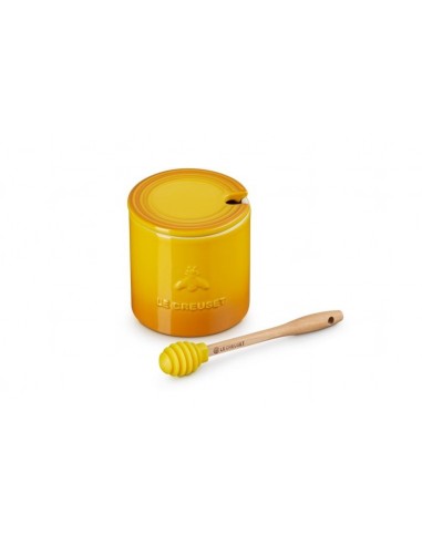 Pote para mel Signature de cerâmica com colher Le Creuset - Mimocook