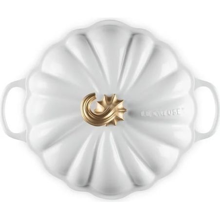 Cocotte Citrouille Blanche de Le Creuset