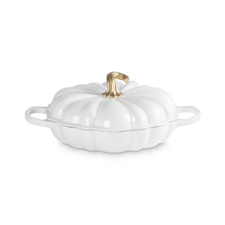 Cocotte citrouille blanche de Le Creuset