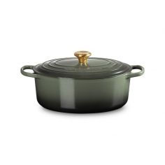 Le Creuset Cocotte Gusseisen Oval Kasserolle 31cm