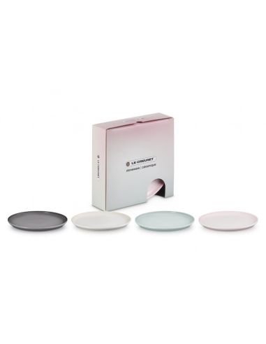 Set de 4 assiettes à dessert Cocon en céramique Le Creuset