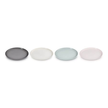 Set de 4 platos Coupe de gres Le Creuset