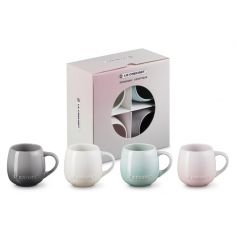 Le Creuset Stoneware Coupe Set of 4 Mugs