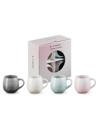 Le Creuset Stoneware Coupe Set of 4 Mugs