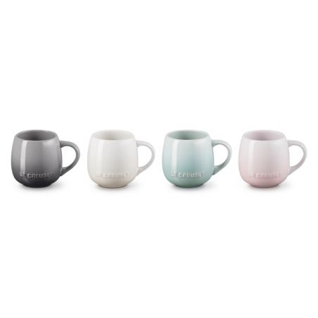 Le Creuset Stoneware Coupe Set of 4 Mugs