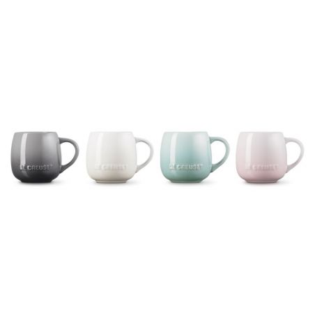 Le Creuset 4er-Set Becher Coupe aus Steinzeug