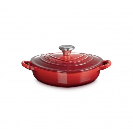 Caçarola baixa coração em ferro fundido Le Creuset - Mimocook