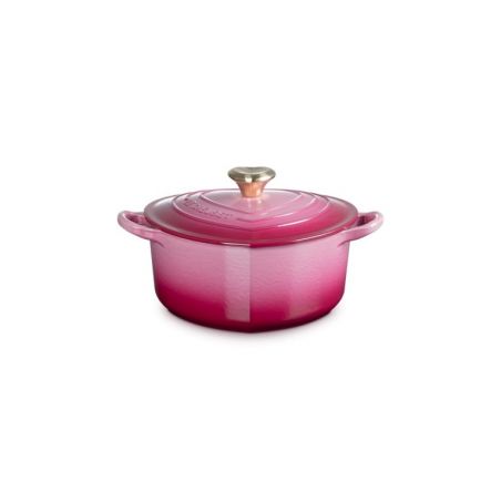 Cocotte Cœur en fonte émaillée avec bouton cœur Blanc Le Creuset