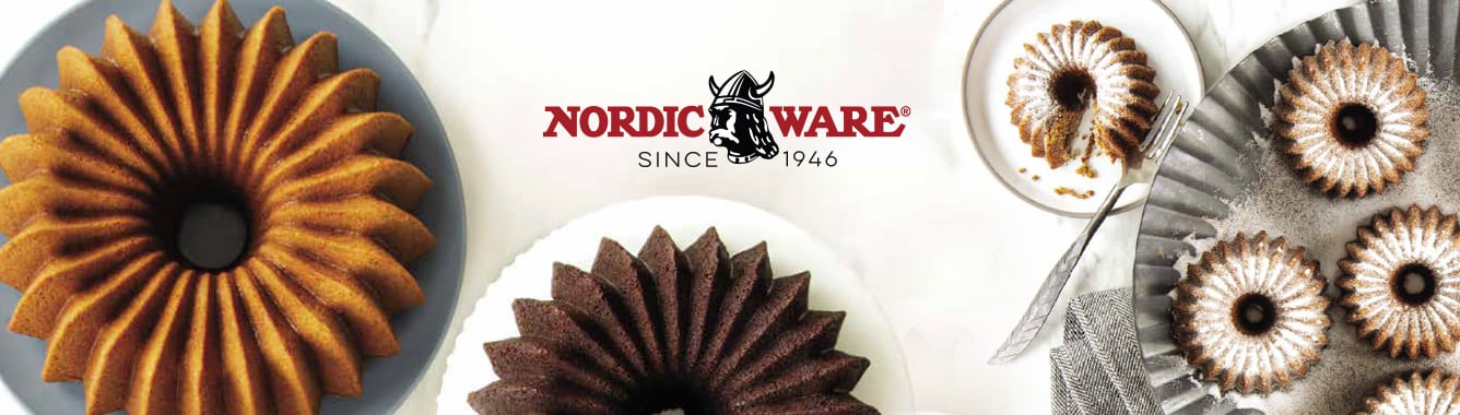 Nordic Ware Nonstick Cast Aluminum Pirouette Bundt Pan